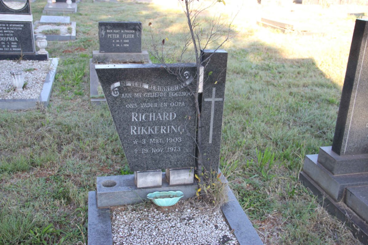RIKKERING Richard 1903-1973