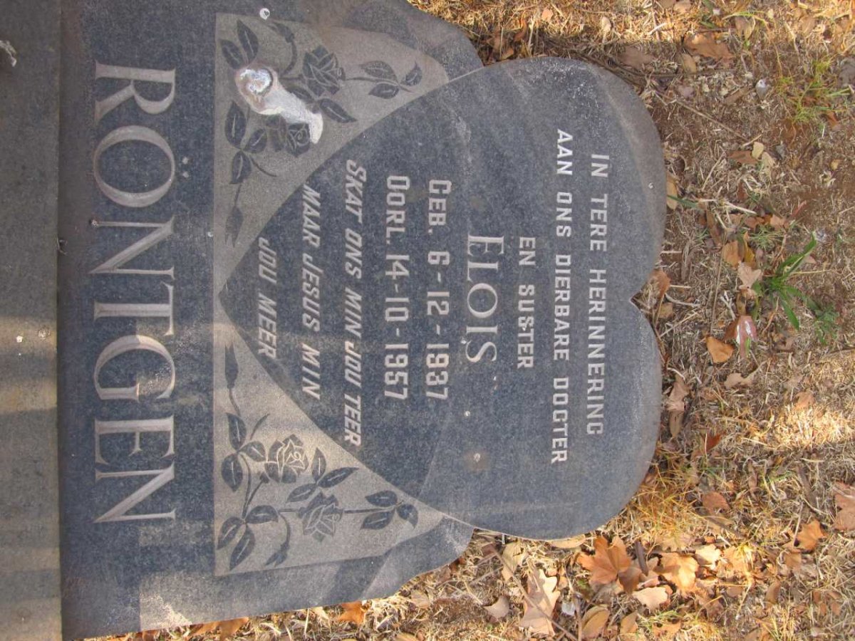 RÖNTGEN Elois 1937-1957