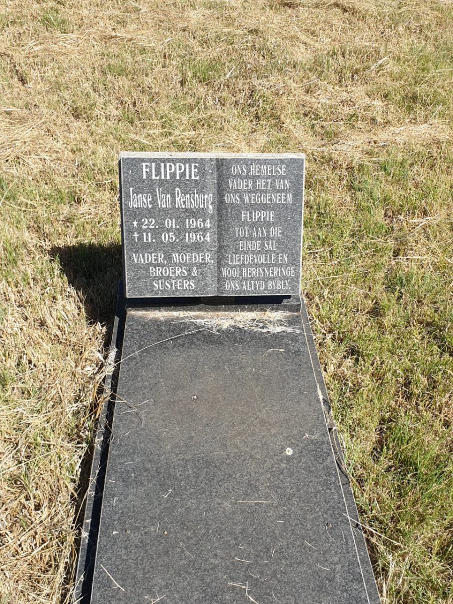 RENSBURG Flippie, Janse van 1964-1964