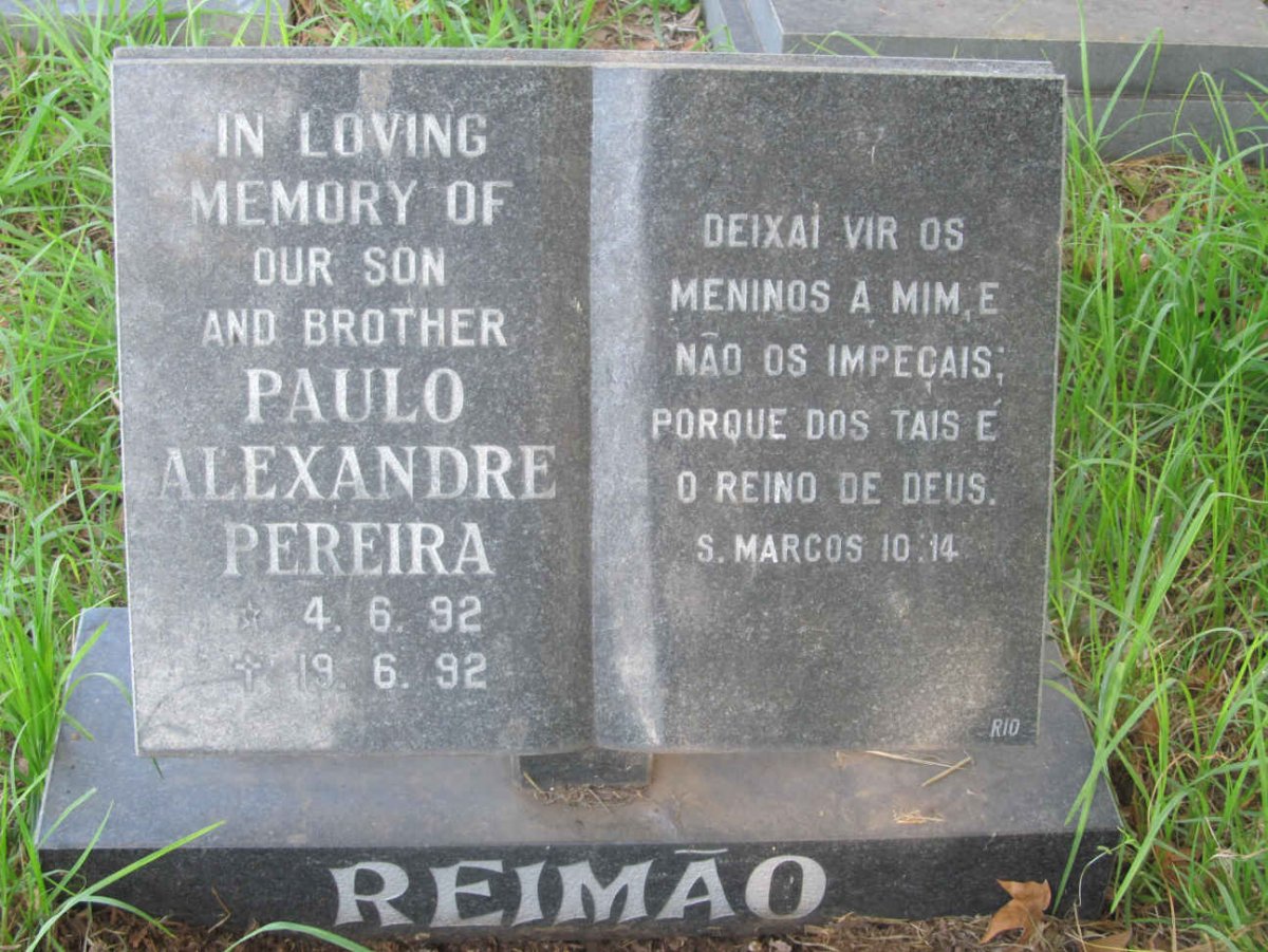 REIMÃO Paulo Alexandre Pereira 1992-1992