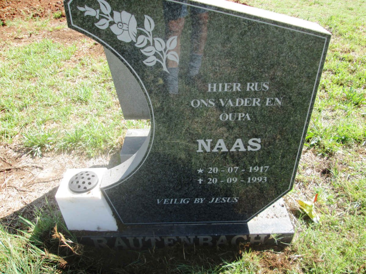RAUTENBACH Naas 1917-1993