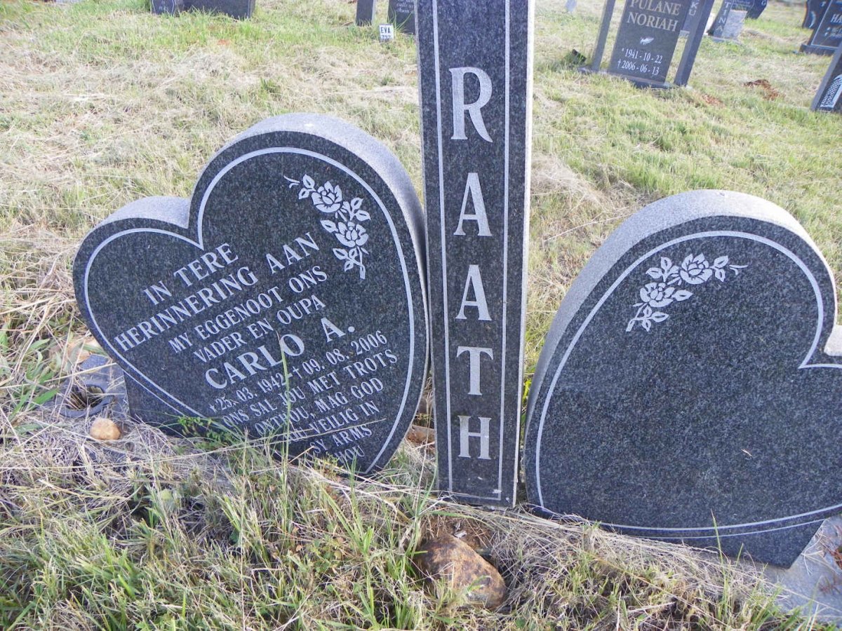 RAATH Carlo A. 1942-2006