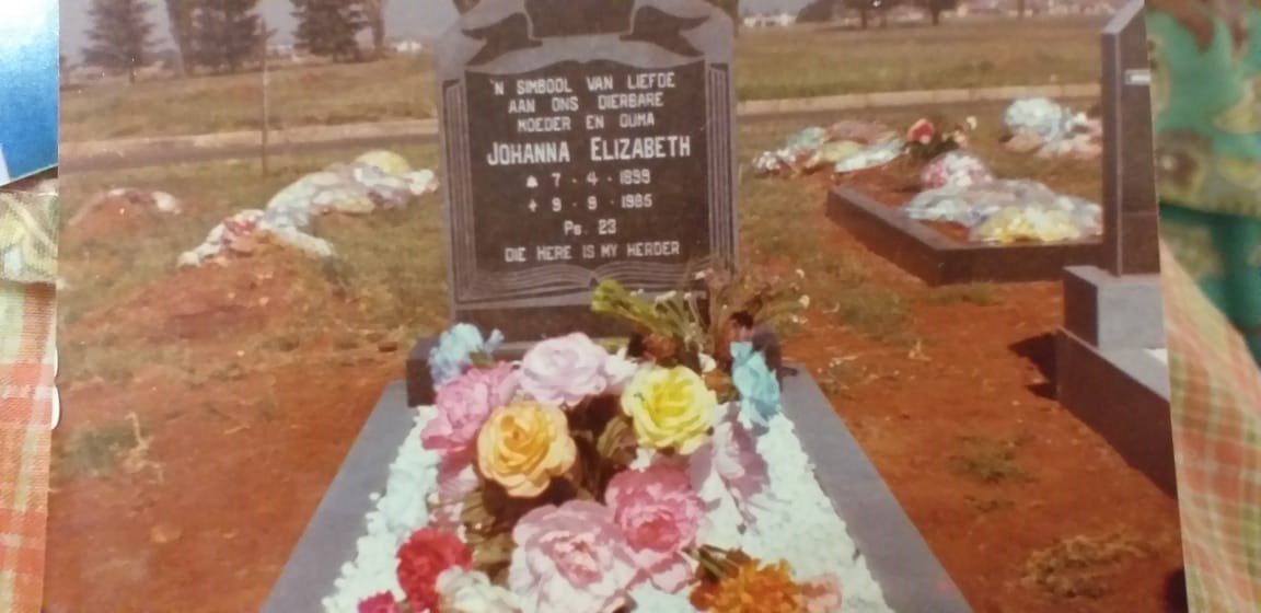 ROSSOUW Johanna Elizabeth nee VAN NIEKERK 1899-1985