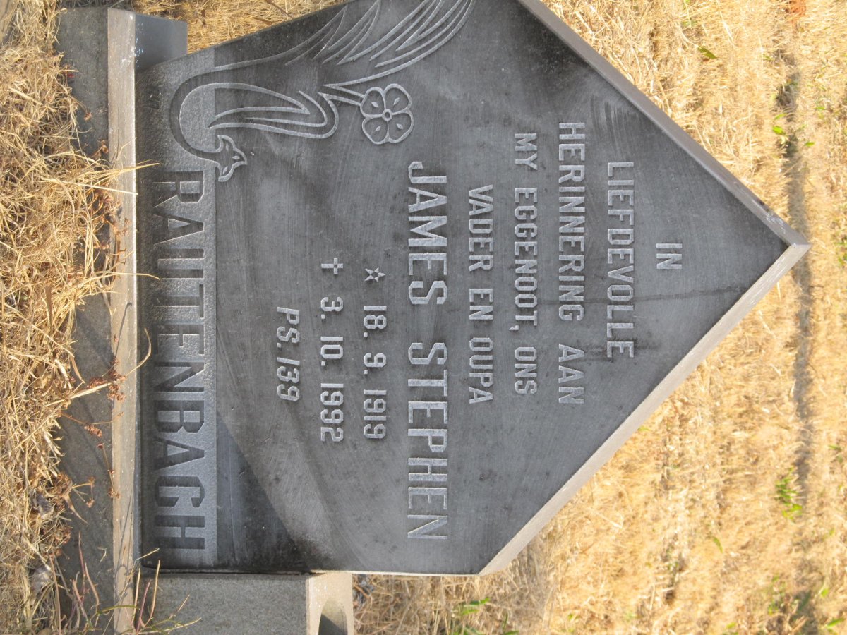 RAUTENBACH James Stephen 1919-1992