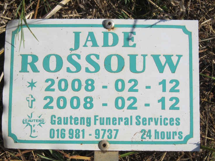 ROSSOUW Jade 2008-2008