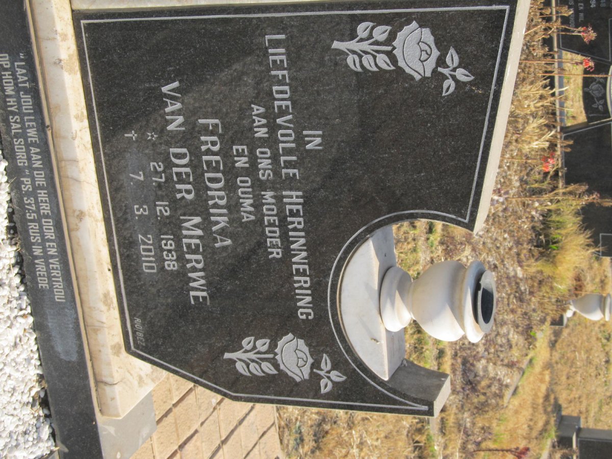 SACHSE Karel Christiaan Traugott 1937-1993 &amp; Fredrika VAN DER MERWE 1938-2000 :: SACHSE Andries Jacobus 1962-2015