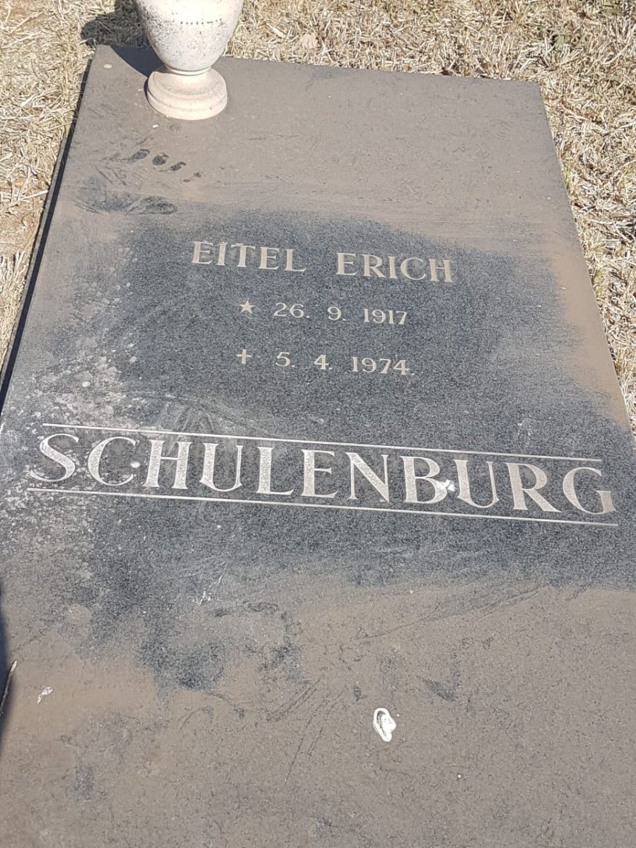 SCHULENBURG Eitel Erich 1917-1974