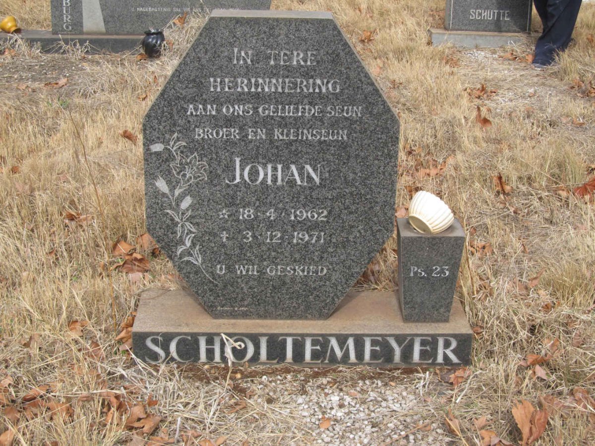 SCHOLTEMEYER Johan 1962-1971