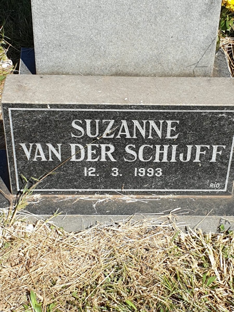 SCHIJFF Suzanne, van der 1993-1993