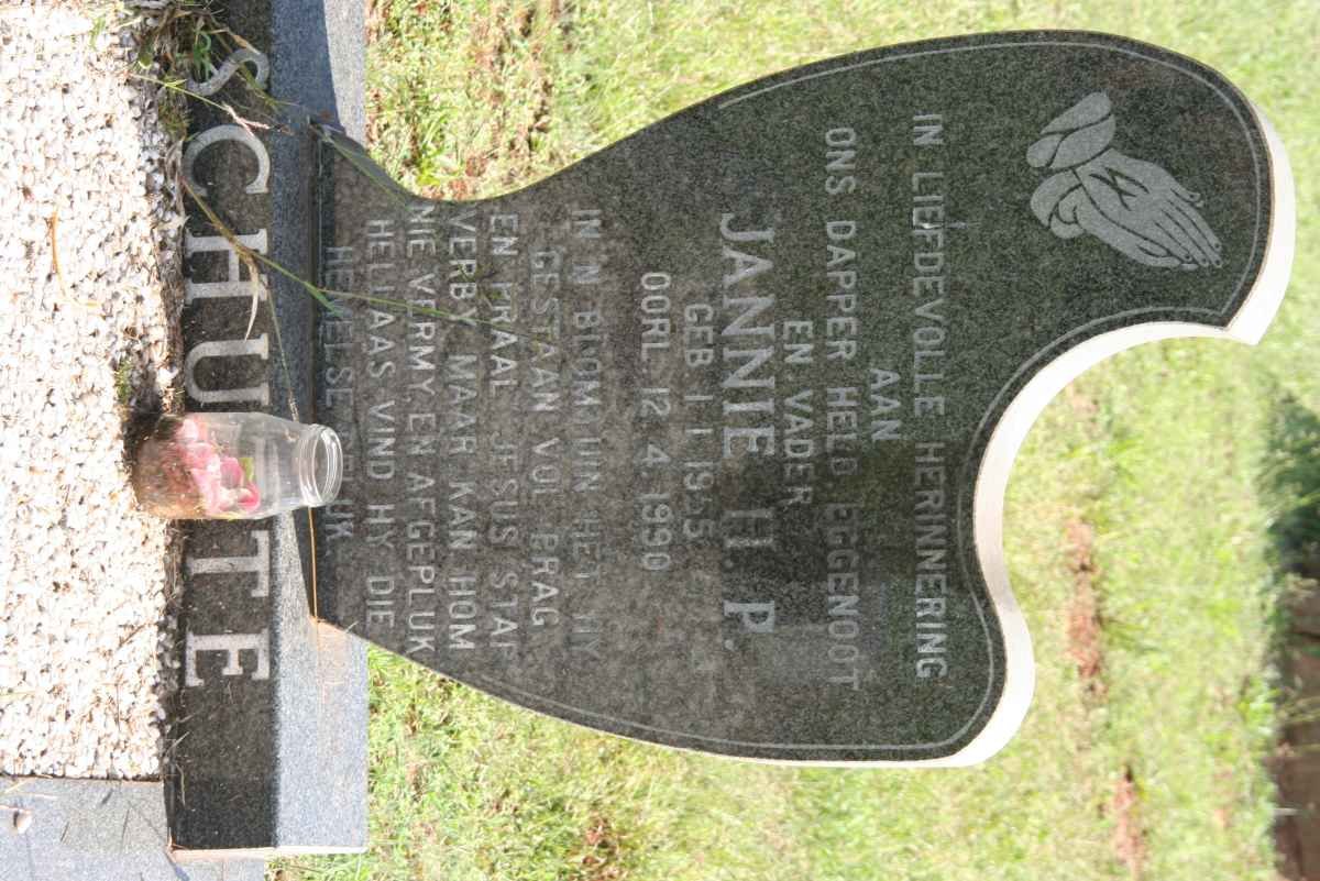 SCHUTTE Jannie H.P. 1955-1990
