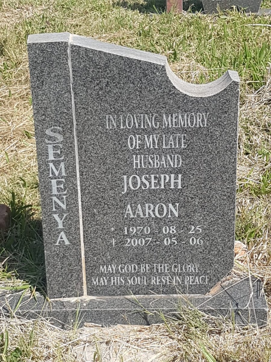 SEMENYA Joseph Aaron 1970-2007