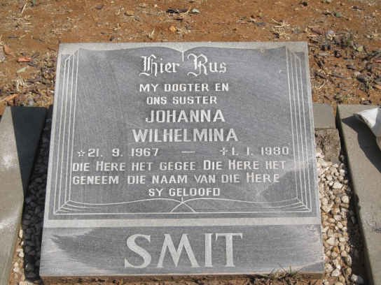 SMIT Johanna Wilhelmina 1967-1980