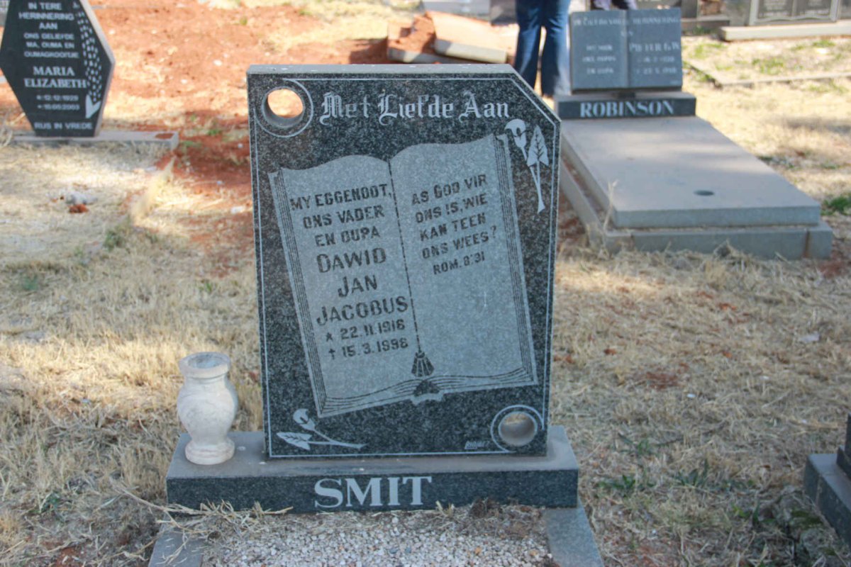 SMIT Dawid Jan Jacobus 1916-1998