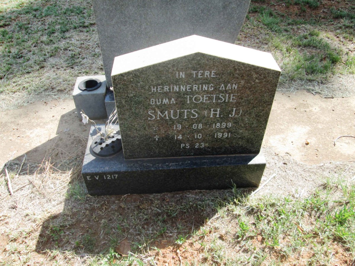 SMUTS H.J. 1899-1991