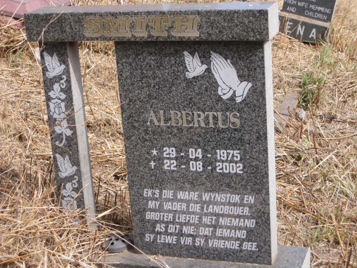SMITH Albertus 1975-2002