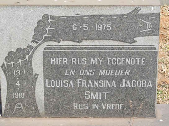 SMIT Louisa Fransina Jacoba 1918-1975
