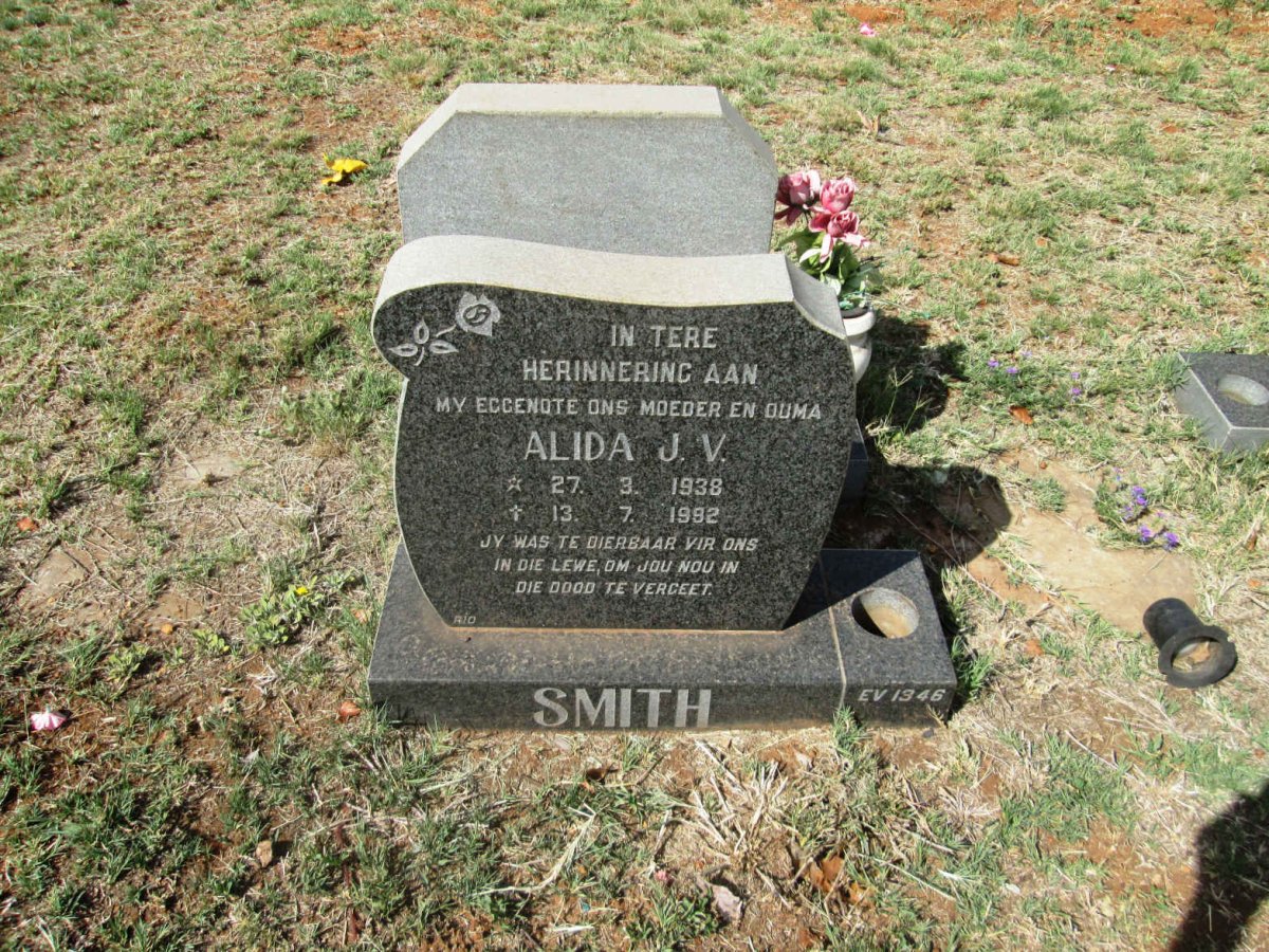 SMITH Alida J.V. 1938-1992