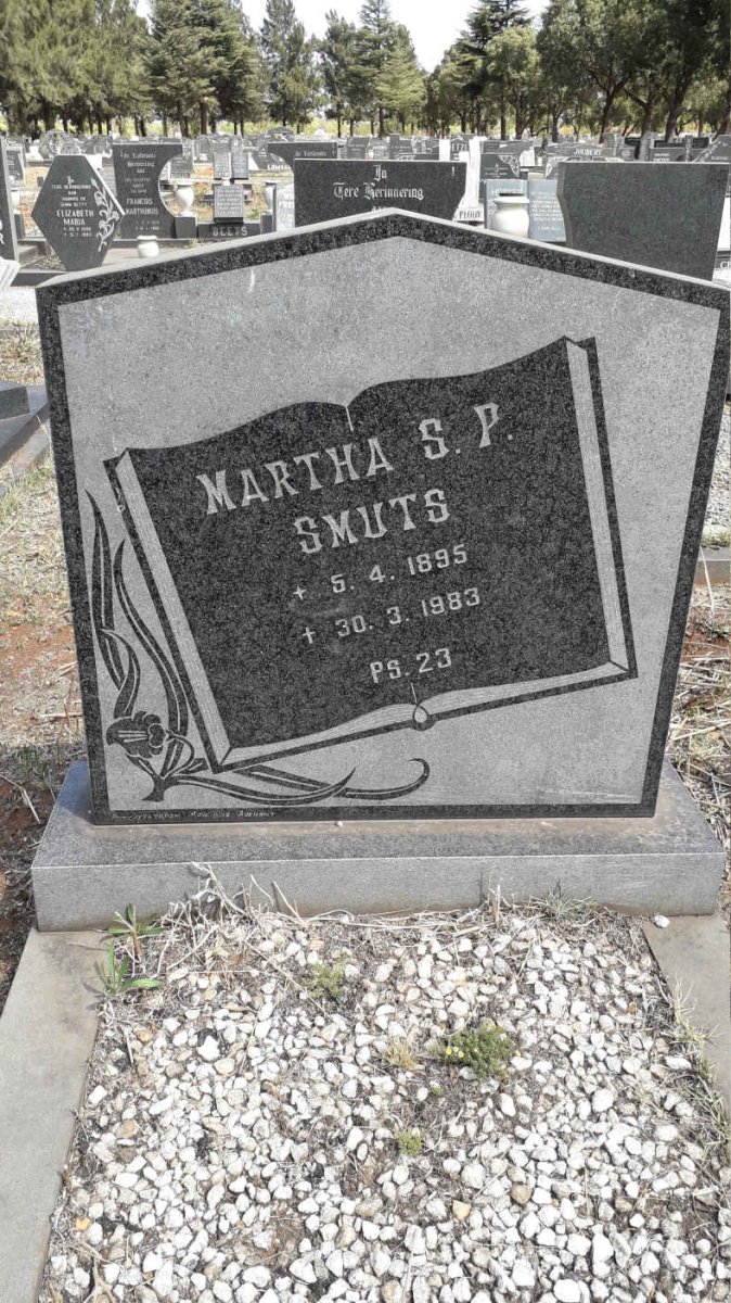 SMUTS Martha S.P. 1895-1983