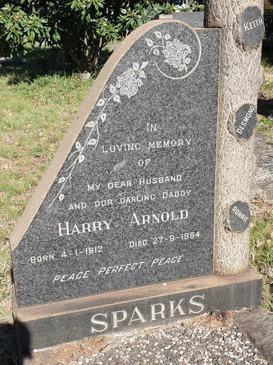SPARKS Harry Arnold 1912-1964