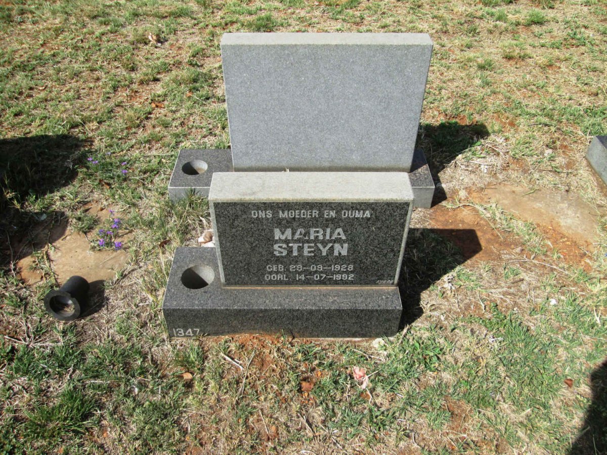 STEYN Maria 1928-1992