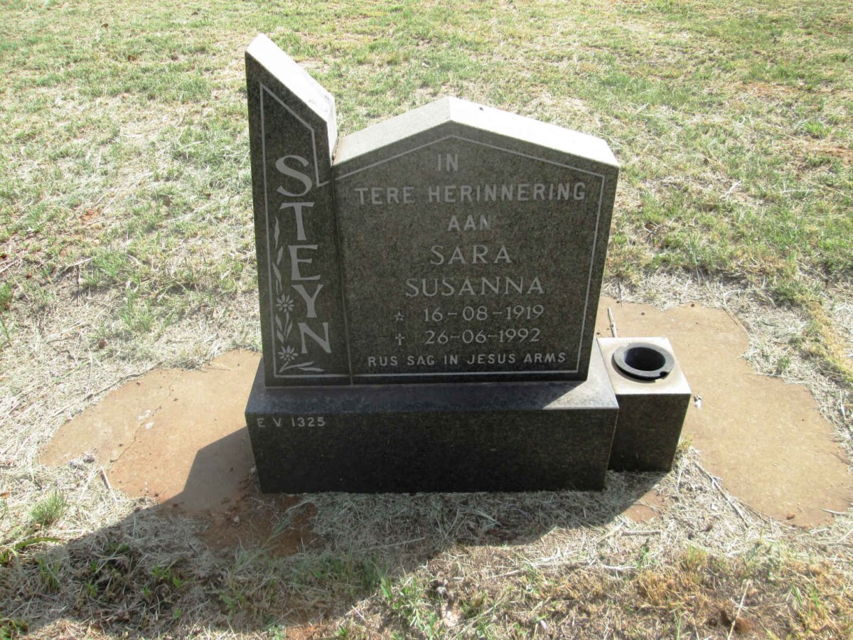 STEYN Sara Susanna 1919-1992