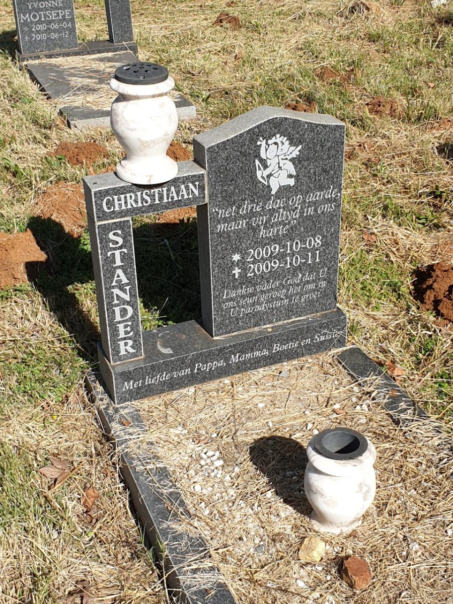STANDER Christiaan 2009-2009