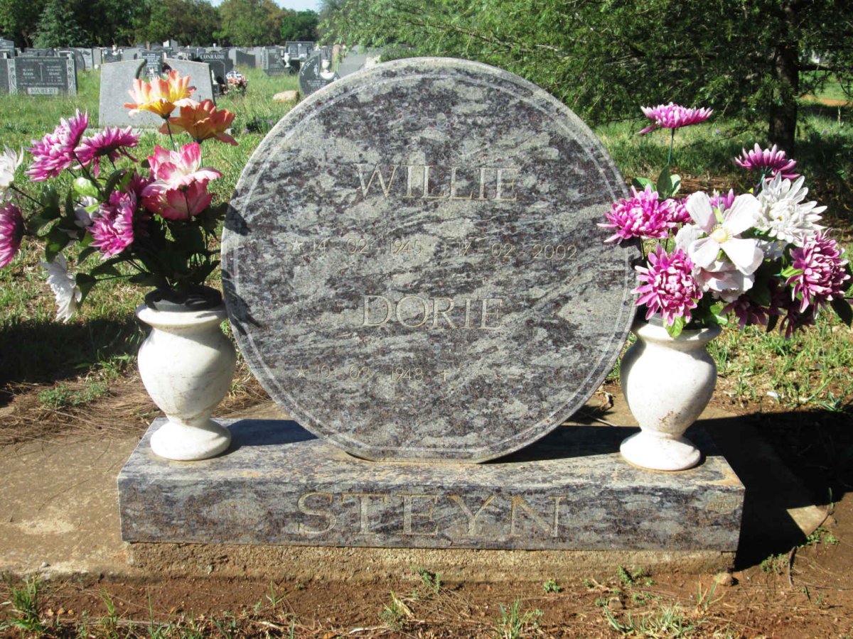 STEYN Willie 1945-2002 &amp; Dorie 1948-