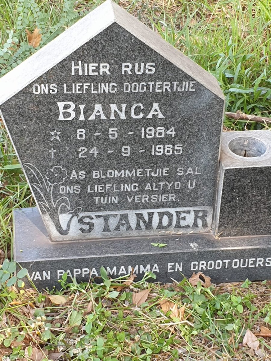 STANDER Bianca 1984-1985