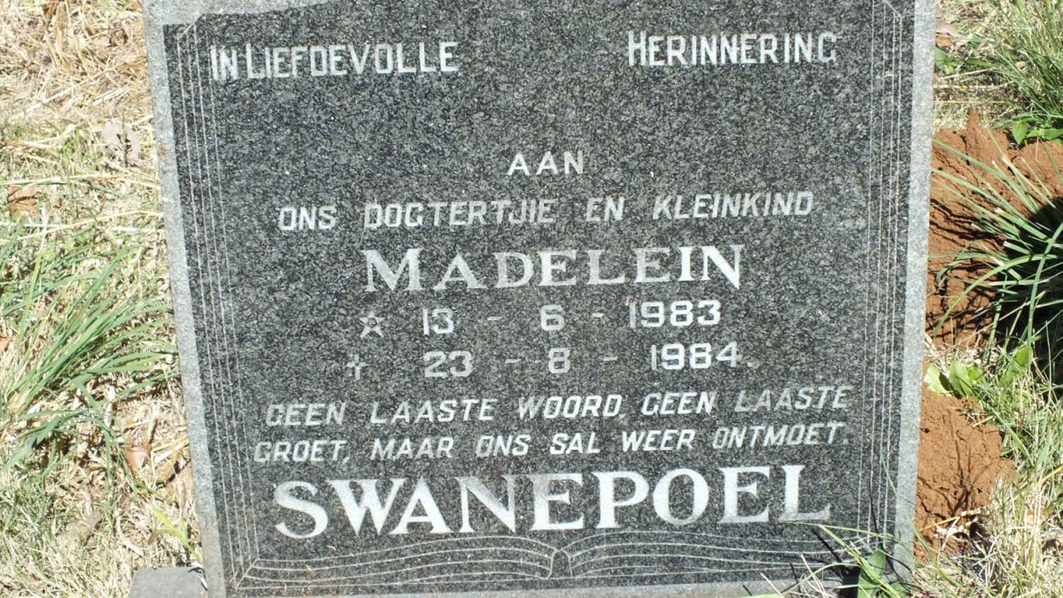 SWANEPOEL Madelein 1983-1984