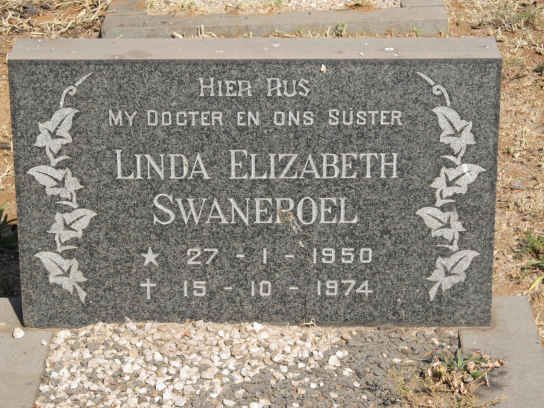 SWANEPOEL Linda Elizabeth 1950-1974