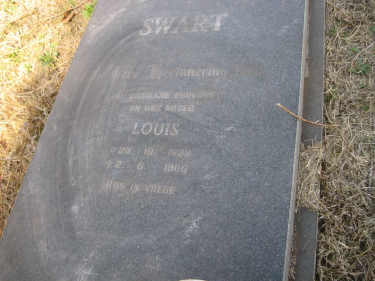 SWART Louis 1928-1986