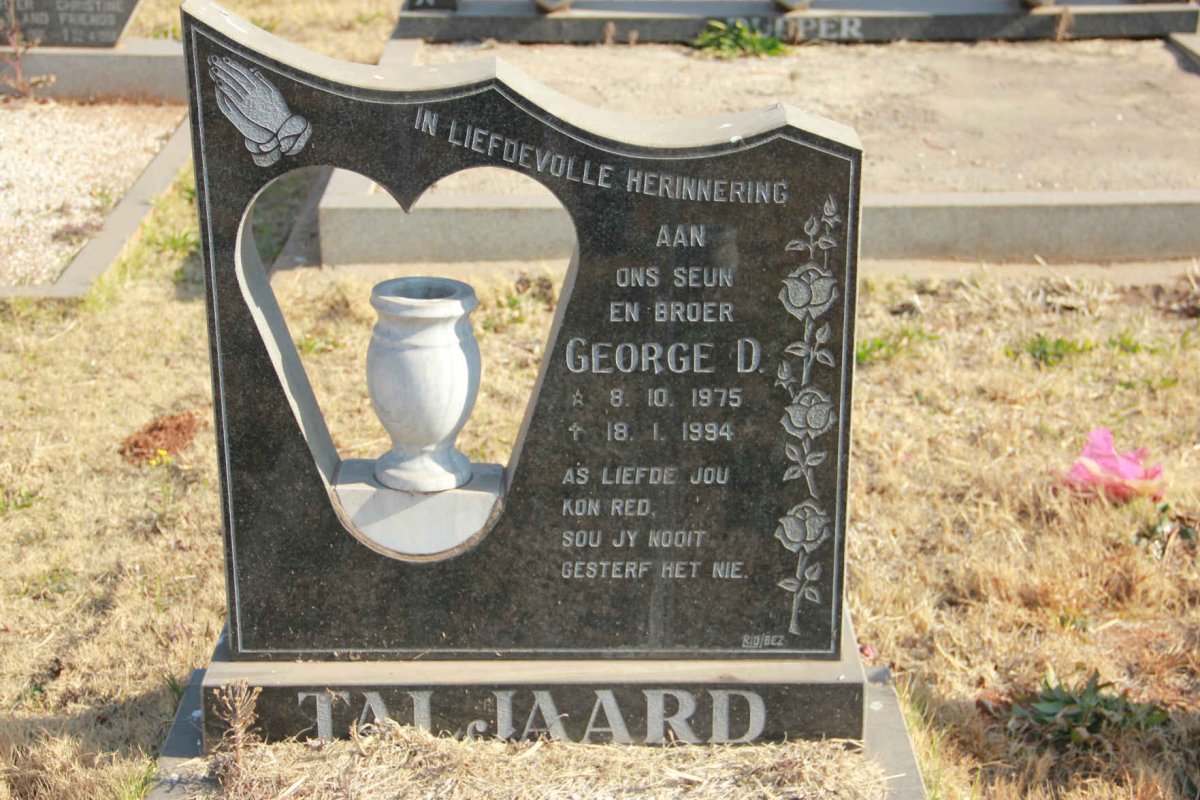 TALJAARD George D. 1975-1994