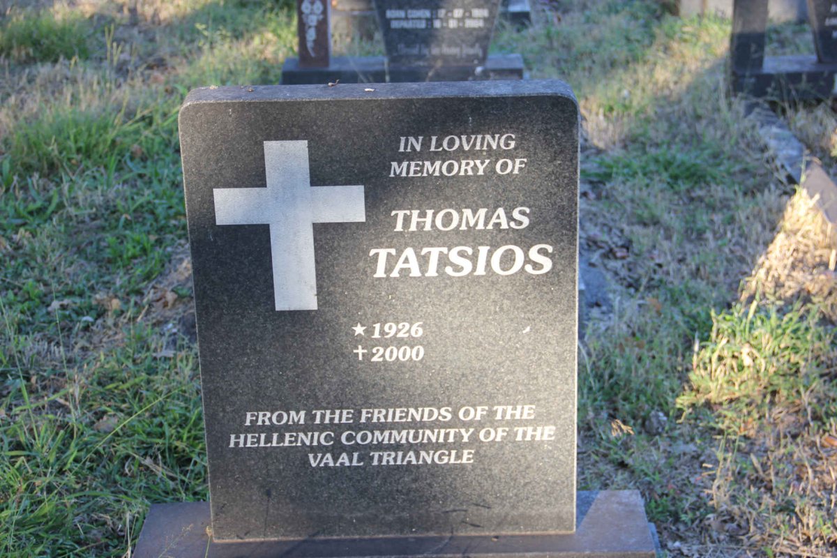 TATSIOS Thomas 1926-2000
