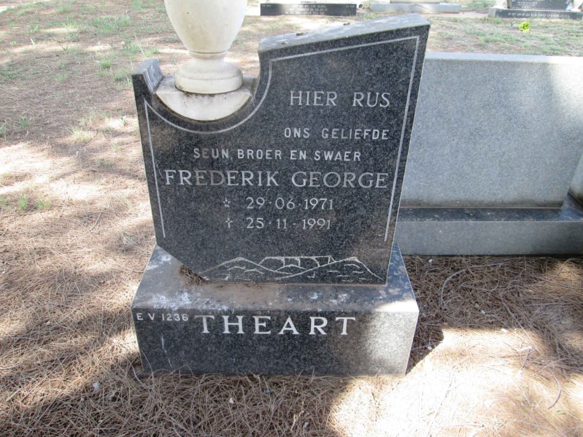 THEART Frederik George 1971-1991