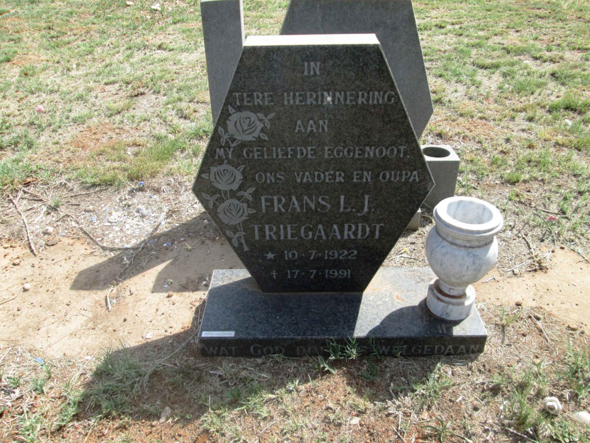 TRIEGAARDT Frans L.J. 1922-1991
