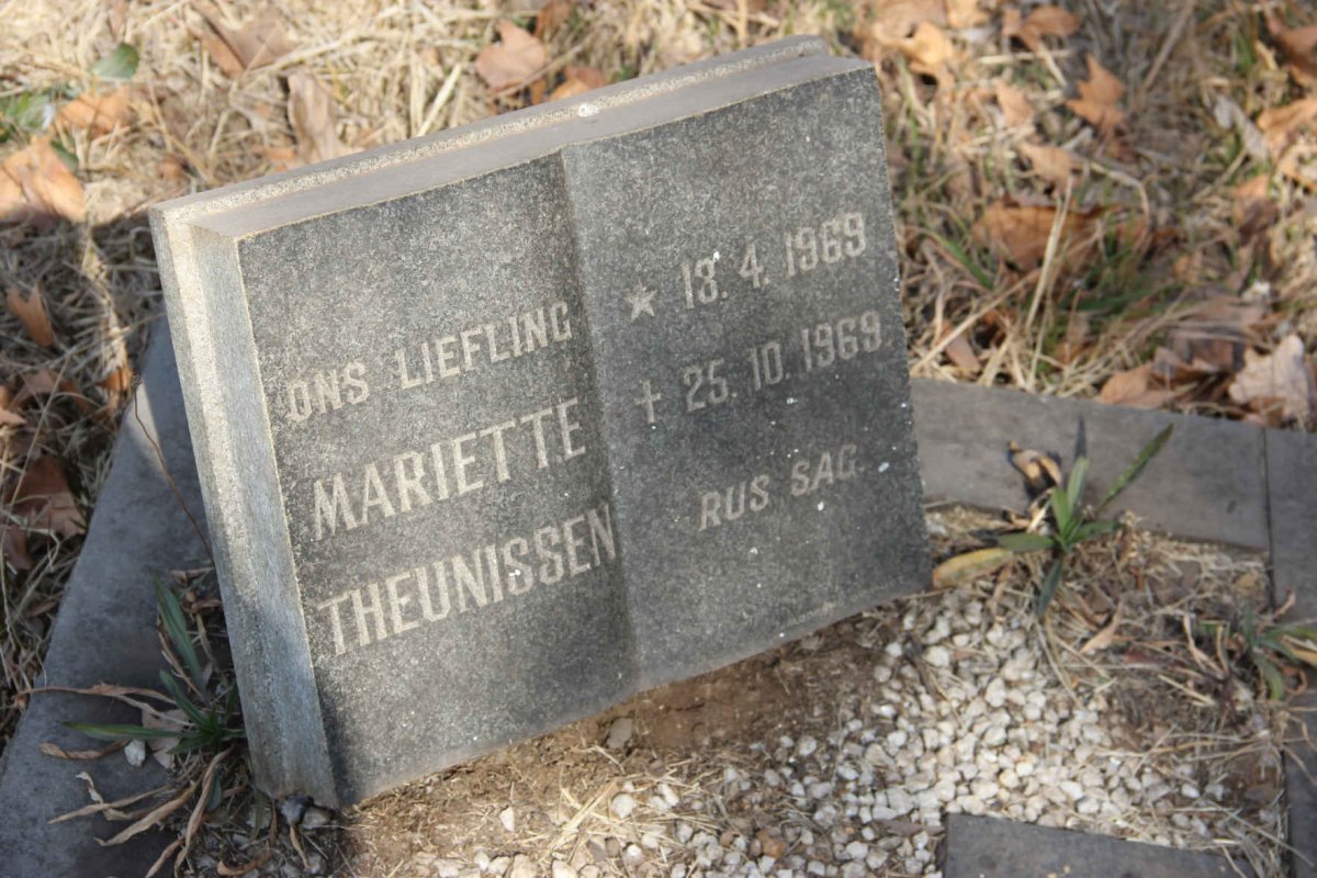 THEUNISSEN Mariette 1969-1969