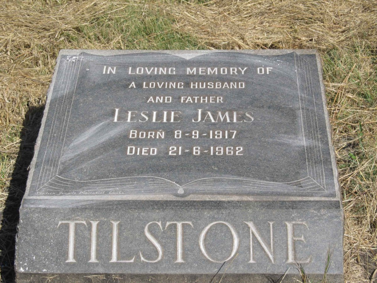 TILSTONE Leslie James 1917-1962