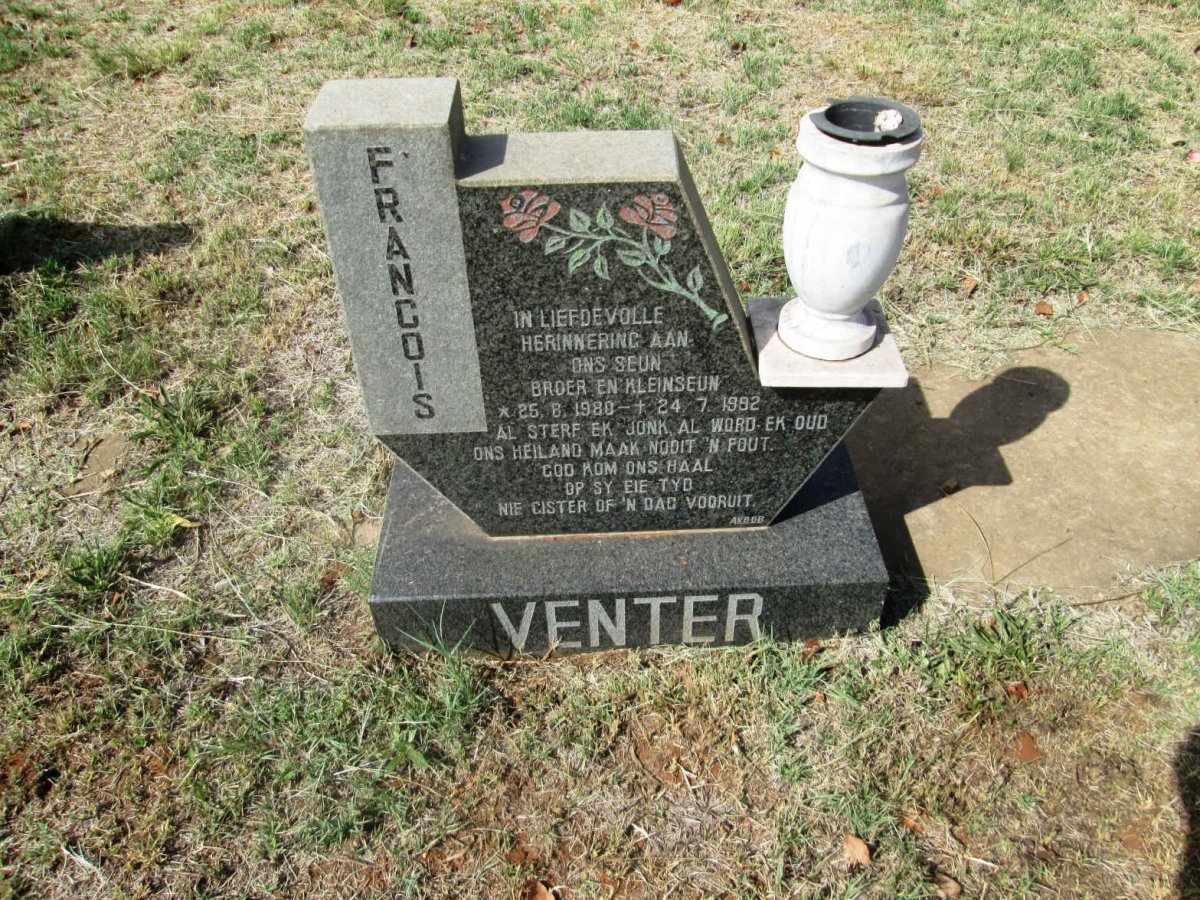 VENTER Francois 1980-1992
