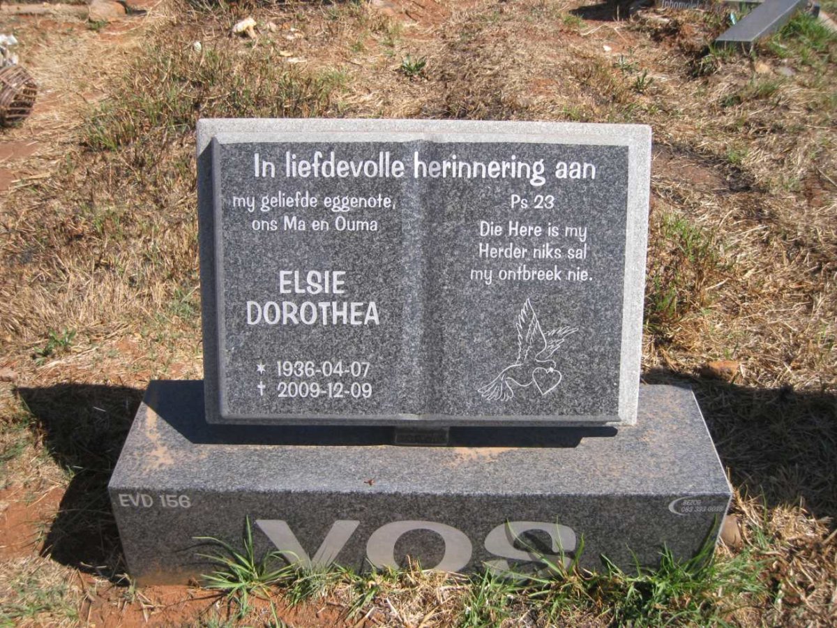 VOS Elsie Dorothea 1936-2009