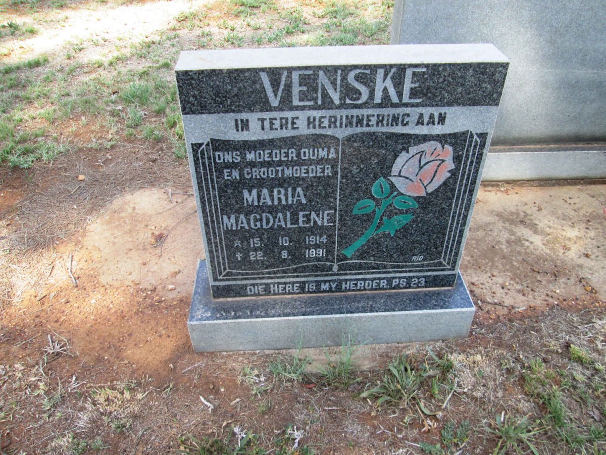 VENSKE Maria Magdalene 1914-1991