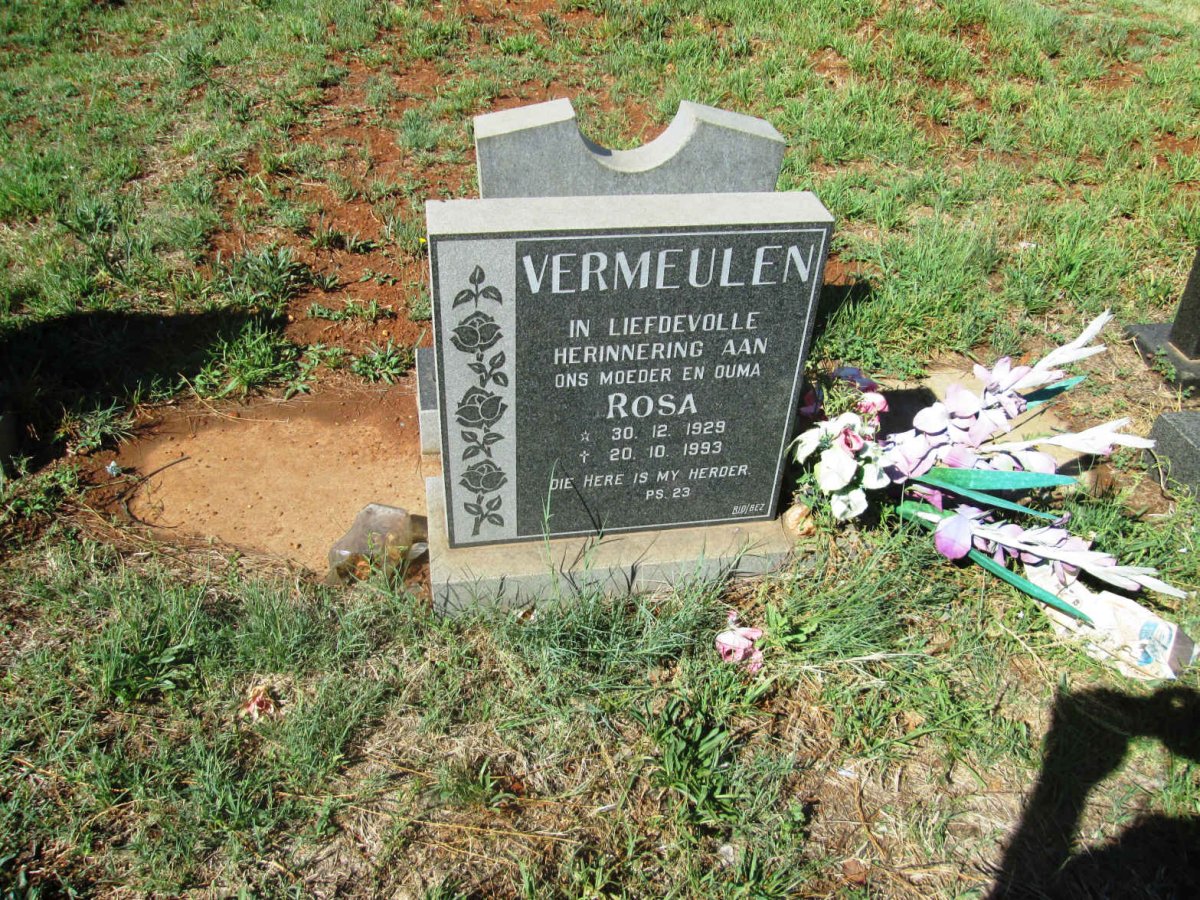 VERMEULEN Rosa 1929-1993
