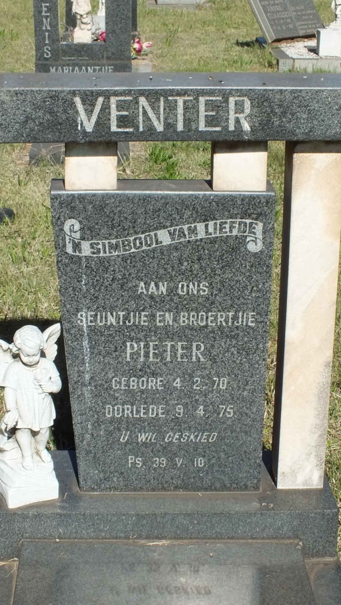 VENTER Pieter 1970-1975