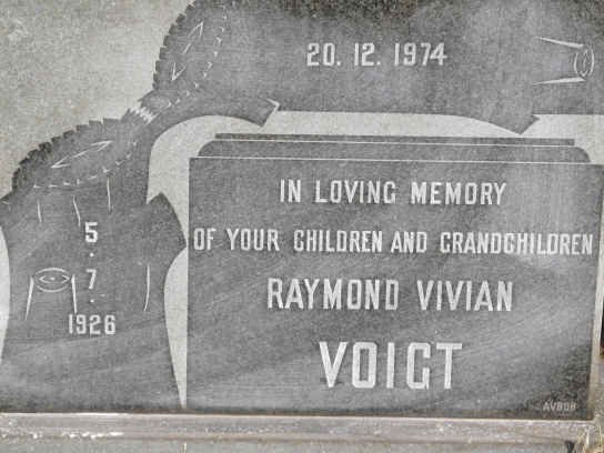 VOIGT Raymond Vivian 1926-1974