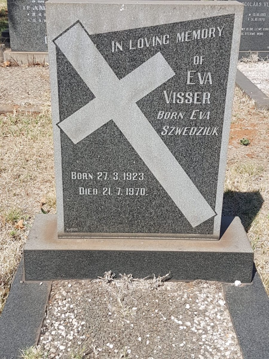 VISSER Eva nee SZWEDZIUK 1923-1970