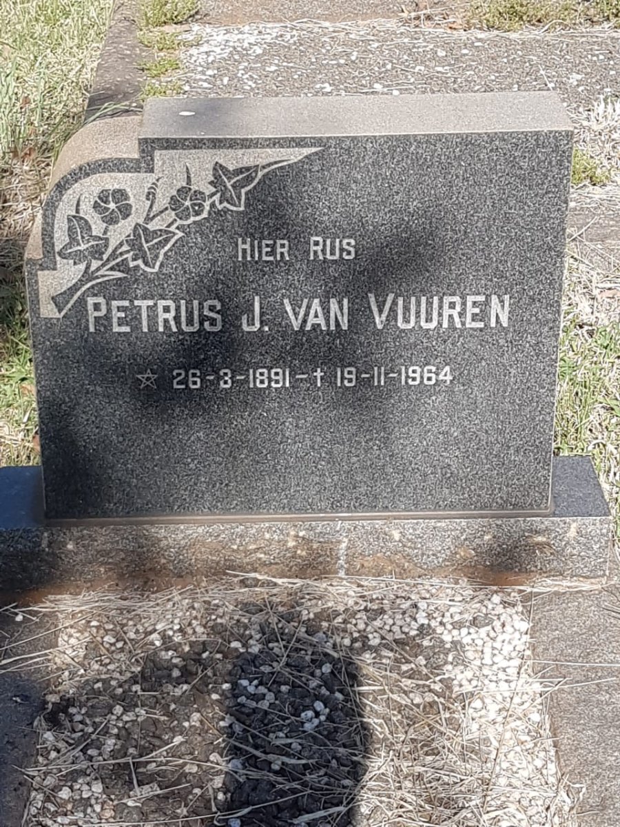 VUUREN Petrus, J. van 1891-1964