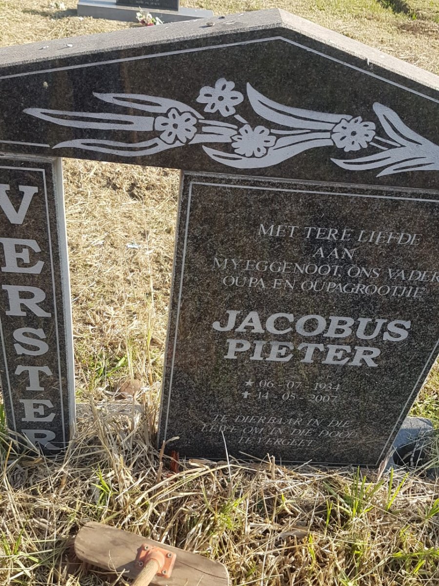 VERSTER Jacobus Pieter 1934-2007