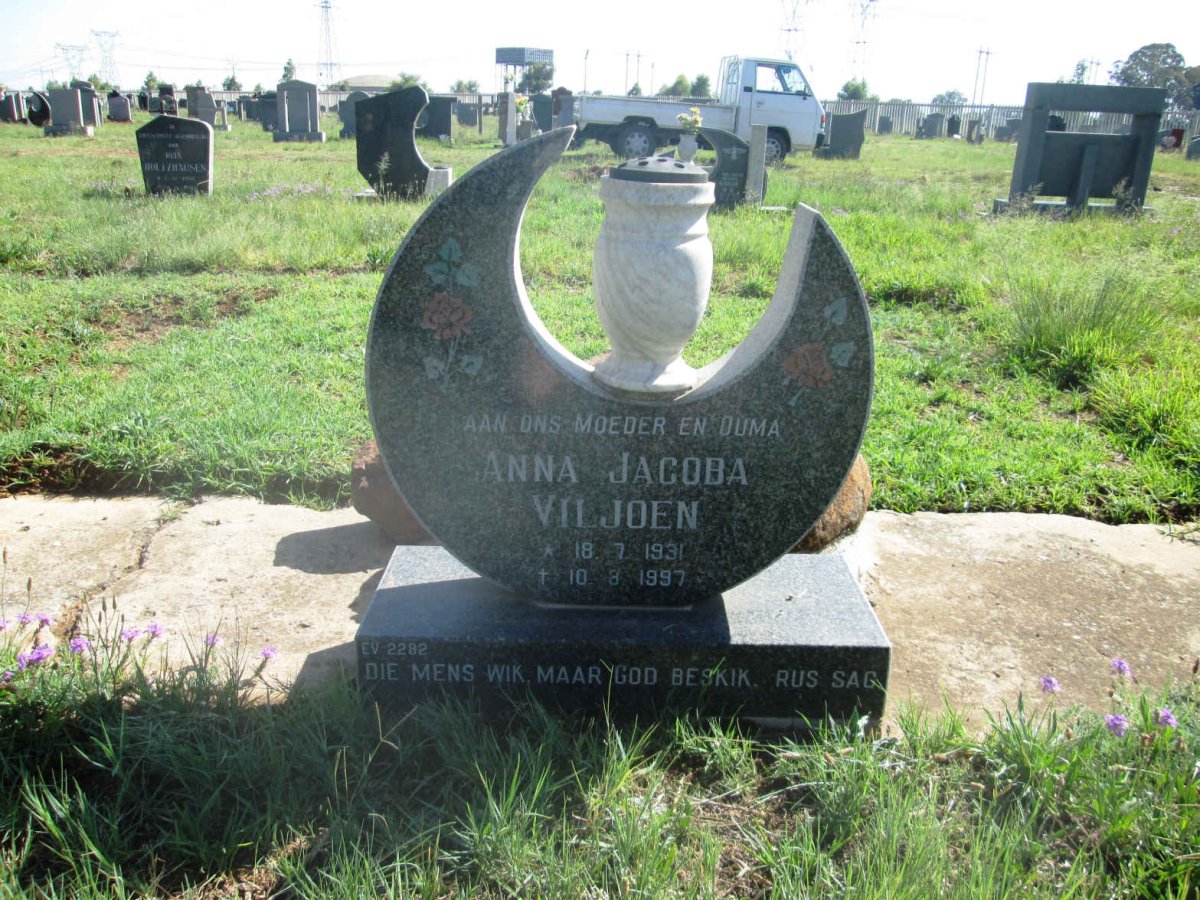 VILJOEN Anna Jacoba 1931-1997