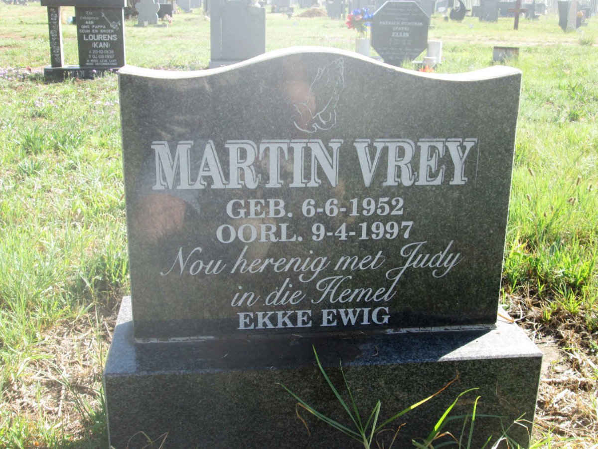 VREY Martin 1952-1997