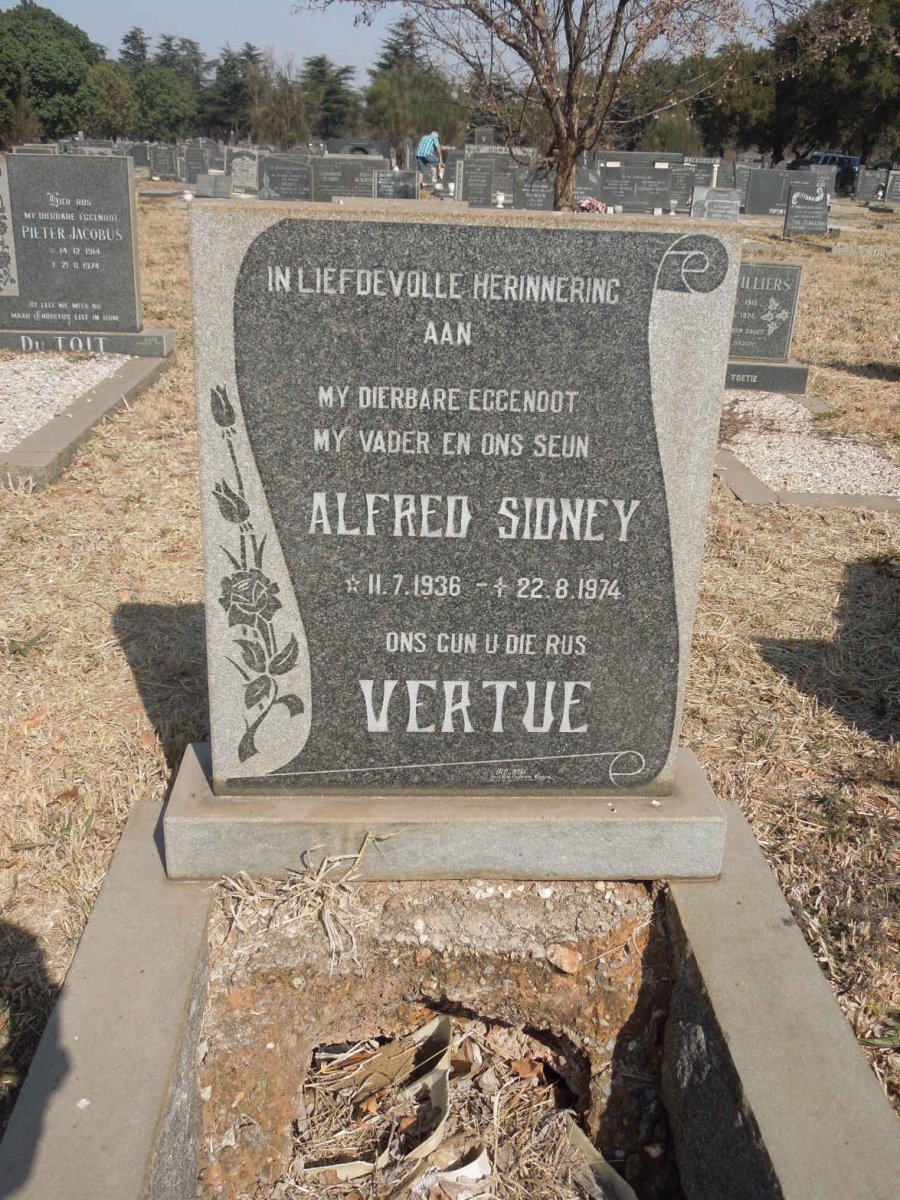VERTUE Alfred Sidney 1936-1974