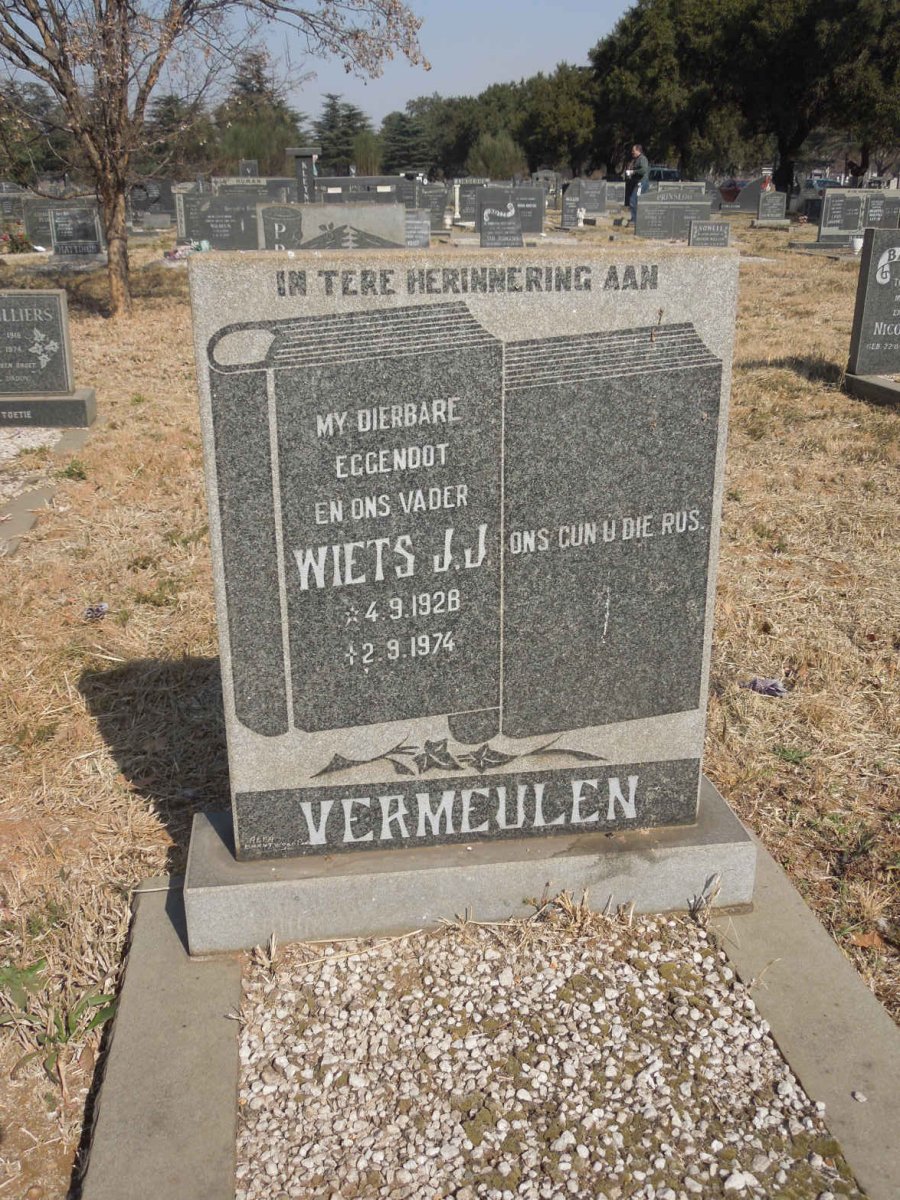 VERMEULEN Wiets J.J. 1928-1974